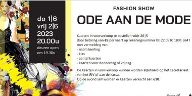 Uitnodiging Modeshow